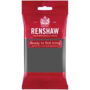 250 g Jet Black Renshaw Regalice/Decorice-Roll Out dégivrage/Icing
