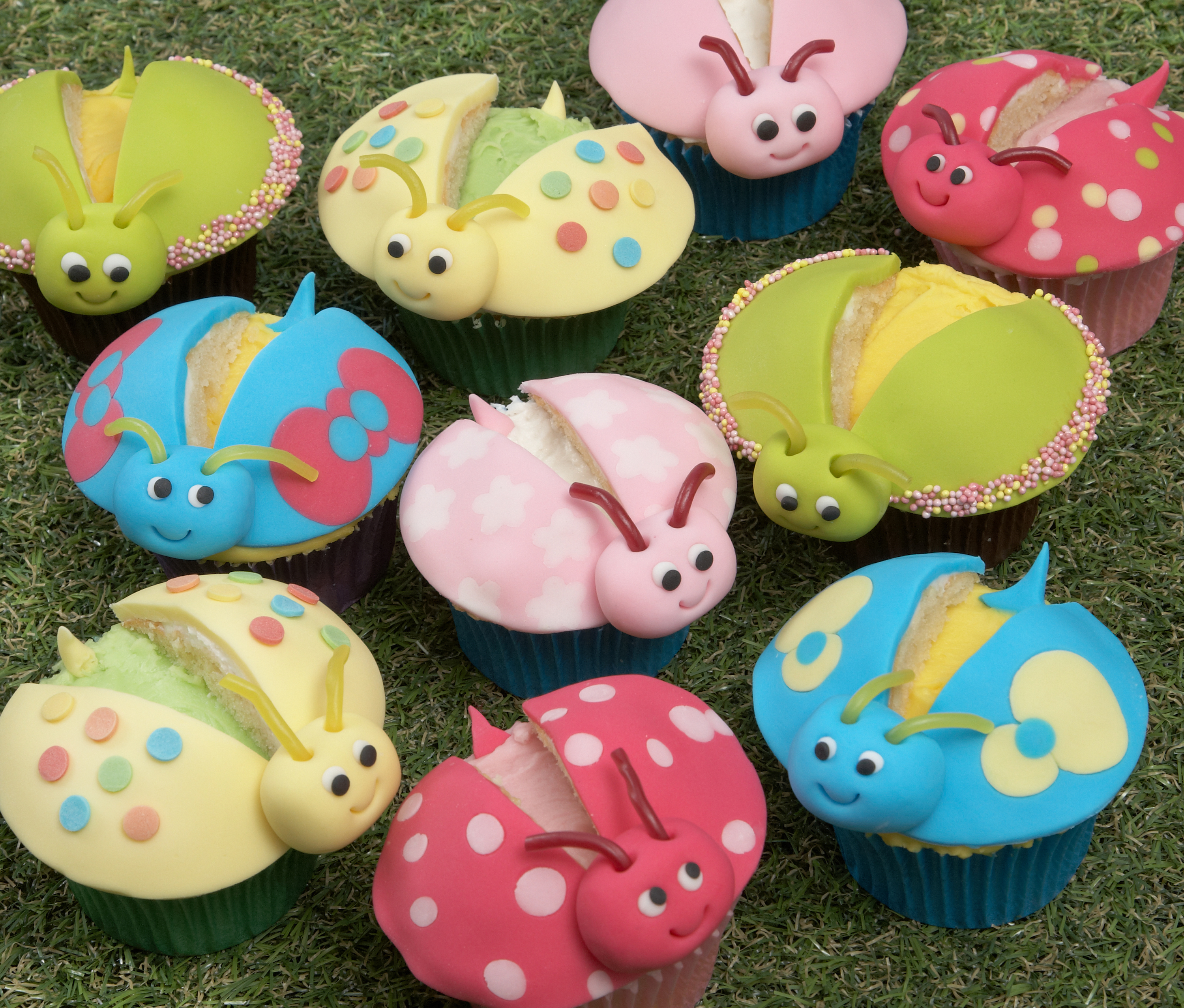 How To Decorate Bug Cupcakes