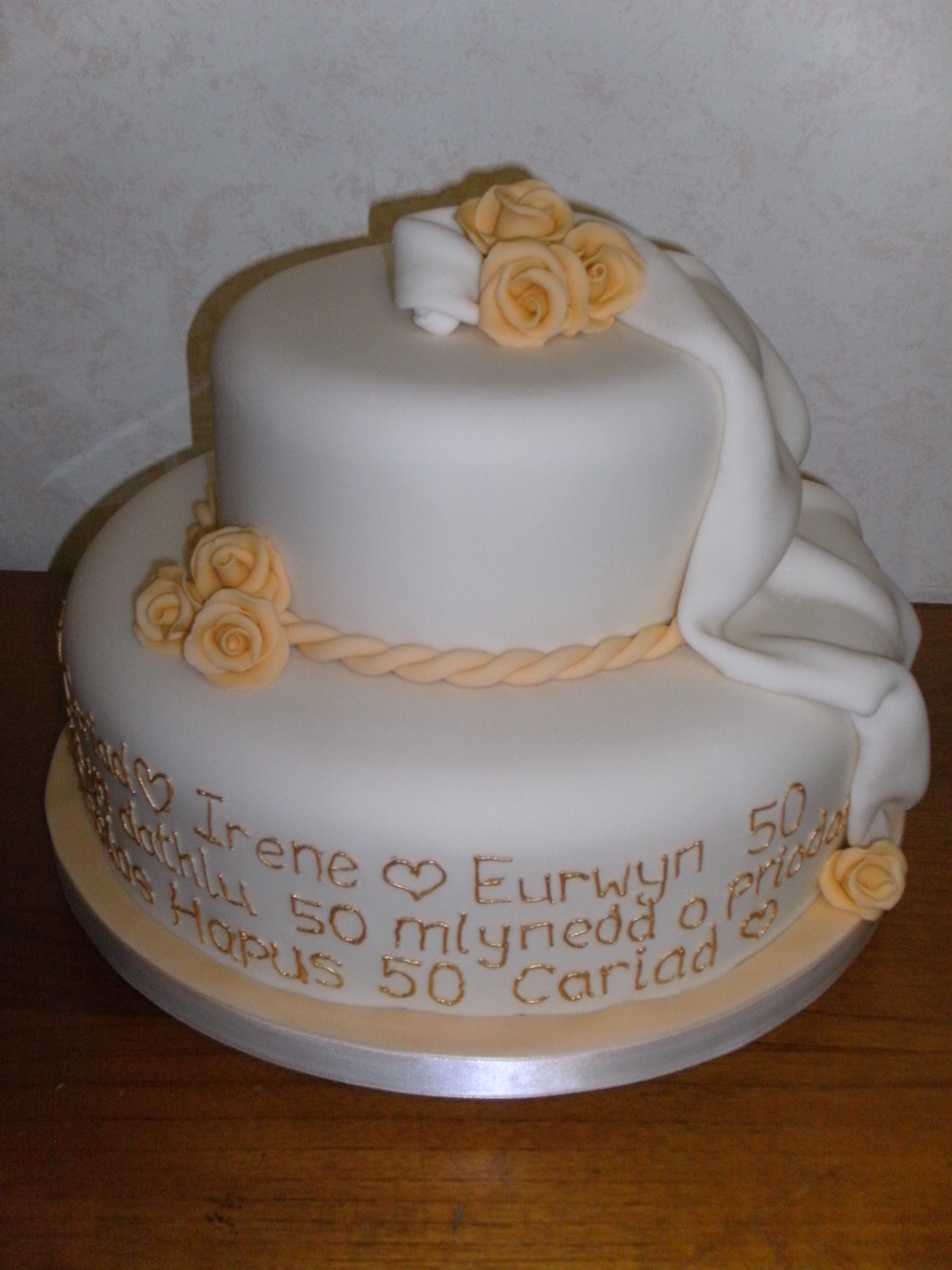 Anniversary Story Cake