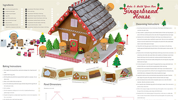 Infographic: How To Make A Gingerbread House