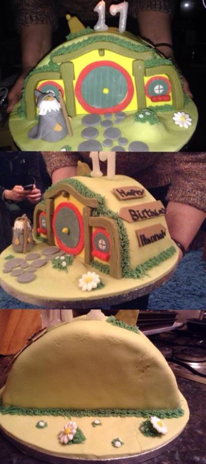 Hobbit House Cake