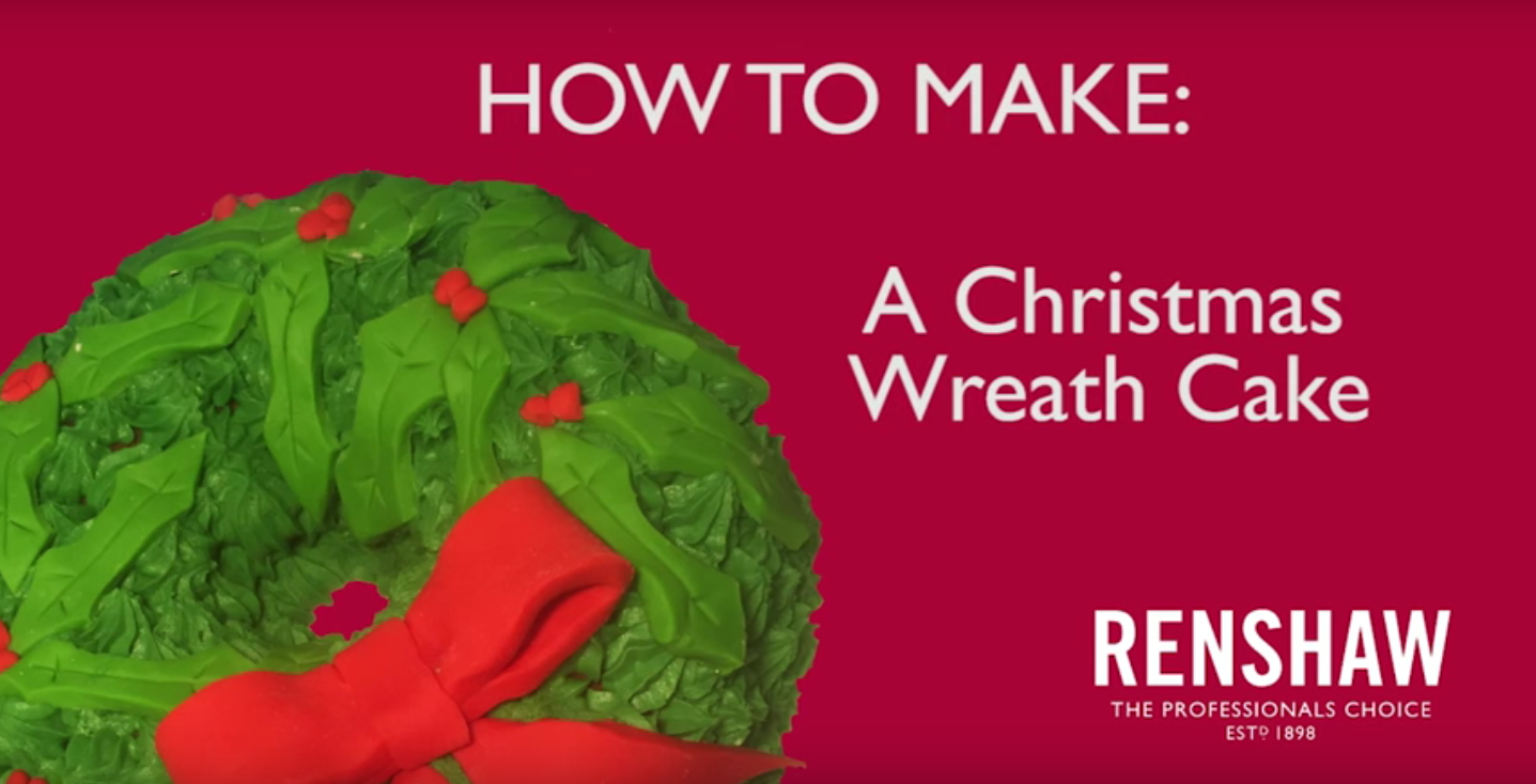 Video: How to make a Christmas Wreath Cake