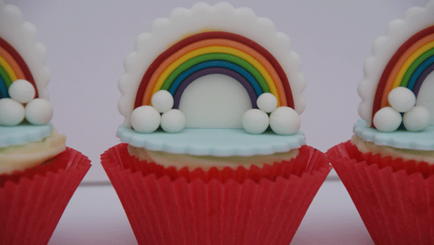 How To Make Rainbow Cupcakes and Unicorn Cake Toppers by The Pink Whisk