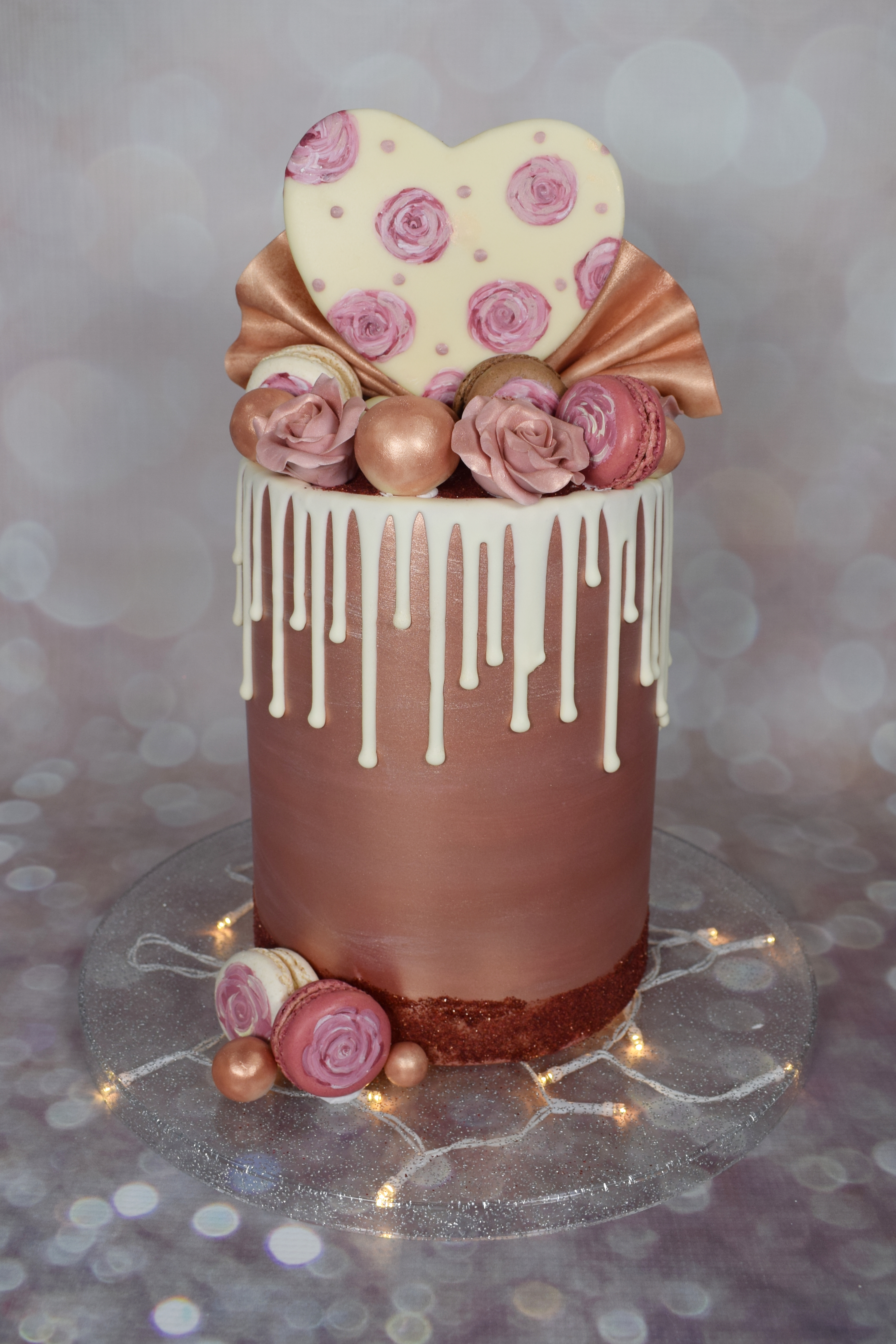 Rose Gold Cake Paint for Cakes