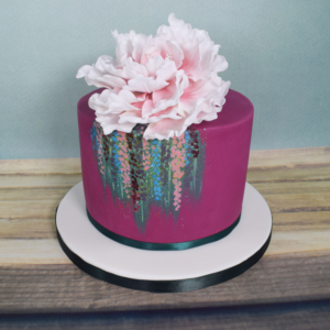 How to make a wired Peony cake topper