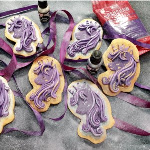 Deep Purple Unicorn Biscuits - Colour of the Year 2021